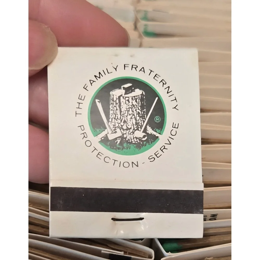 Vintage Woodmen of the World MatMatchbooks lot‎ of 48 Unused WOW Fraternal Order